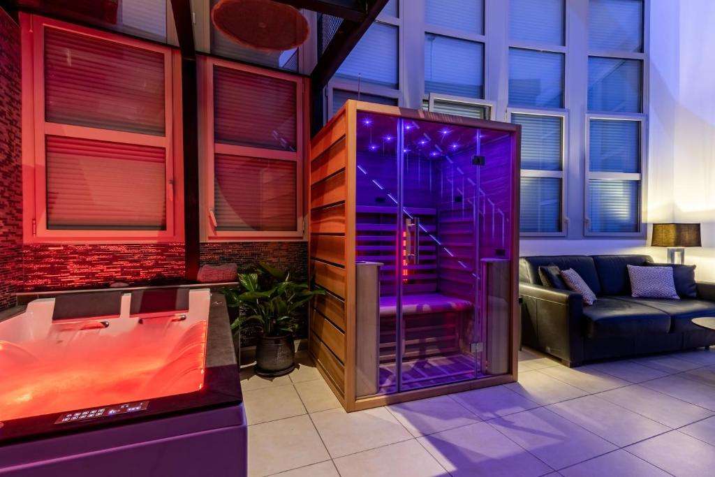 Espace Bien-être & Salon - Glam Reims New York - Glam'appart Spa