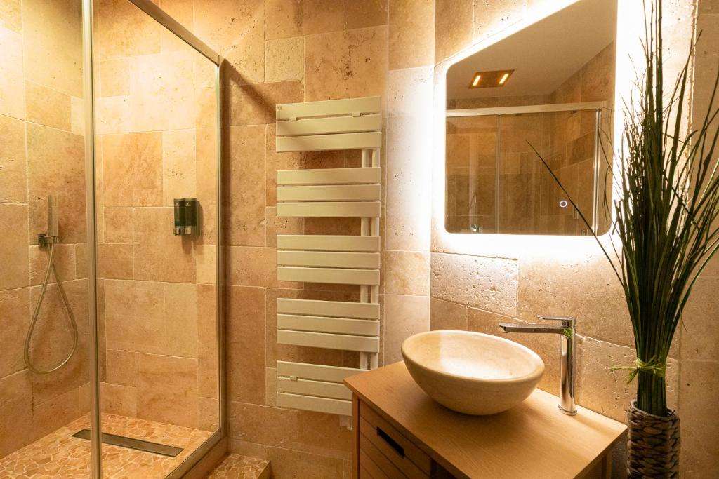Salle d'eau - Appartement Luxury Spa - Spa Privatif Dijon