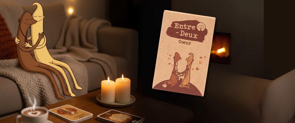 Entre-Deux Cœur - Jeu cartes pour couple