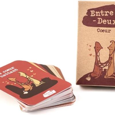 Boîte & Cartes du Jeu Entre-Deux Cœur - Jeux pour couple 