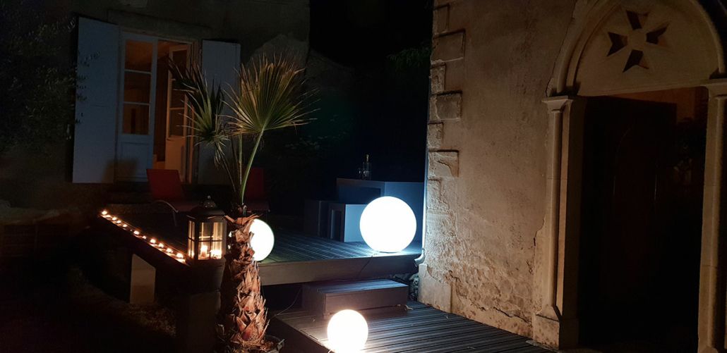 Extérieur Nuit - Suite Chapelle Romantique - Château Duo