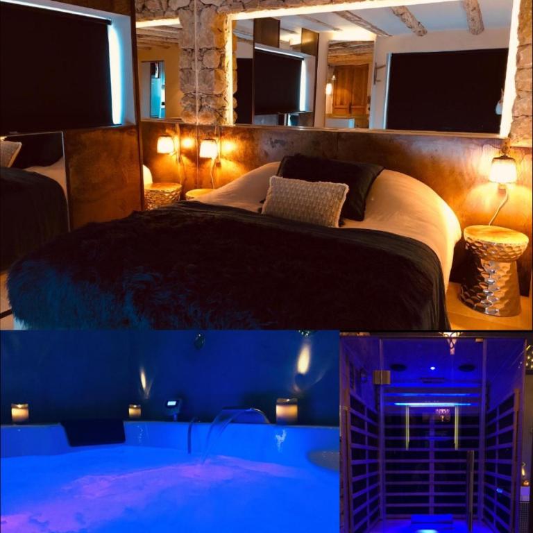 Chambre - Balnéo - Sauna - La Bergerie - Room 32