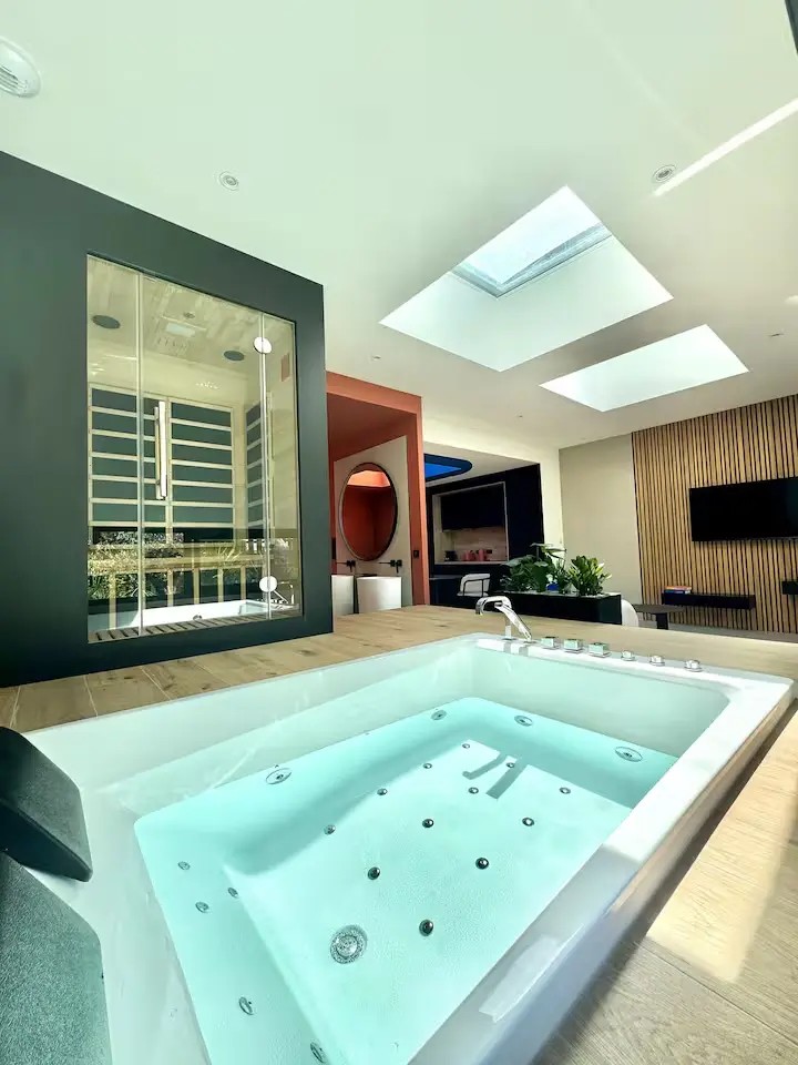 Villa Piedra Terra cotta à Bruz - Chambre romantique pour couple