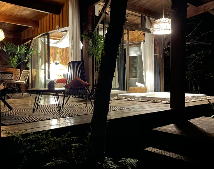 Terrasse de Nuit - Le Lodge & Son Spa - Les Landines