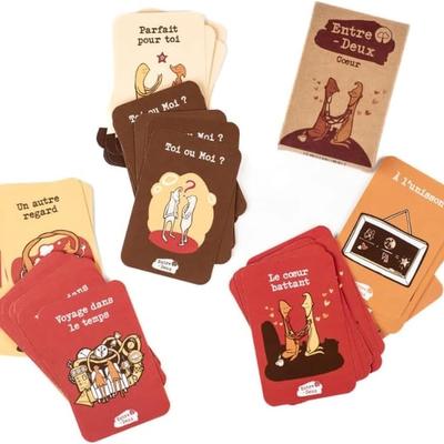 Types de cartes du Jeu Entre-Deux Cœur - Jeux pour couple 
