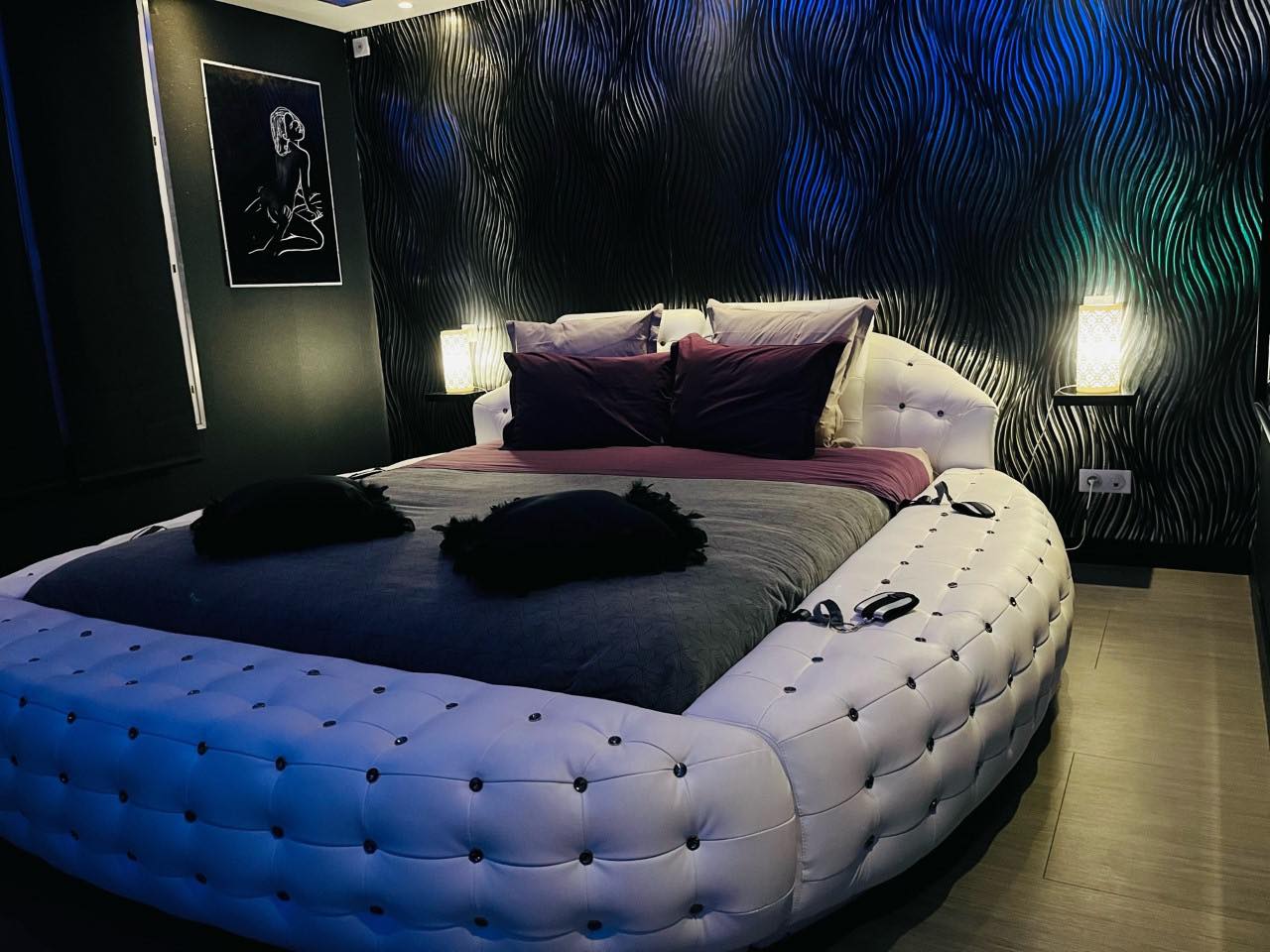 Lit Rond XXL - La Nuit Coquine