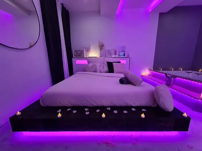 Suite Wood à Le Beausset - Chambre romantique pour couple
