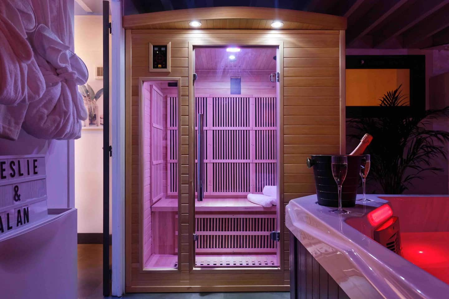 Sauna Infrarouge - Suite Romance - Romance SPA Le Havre