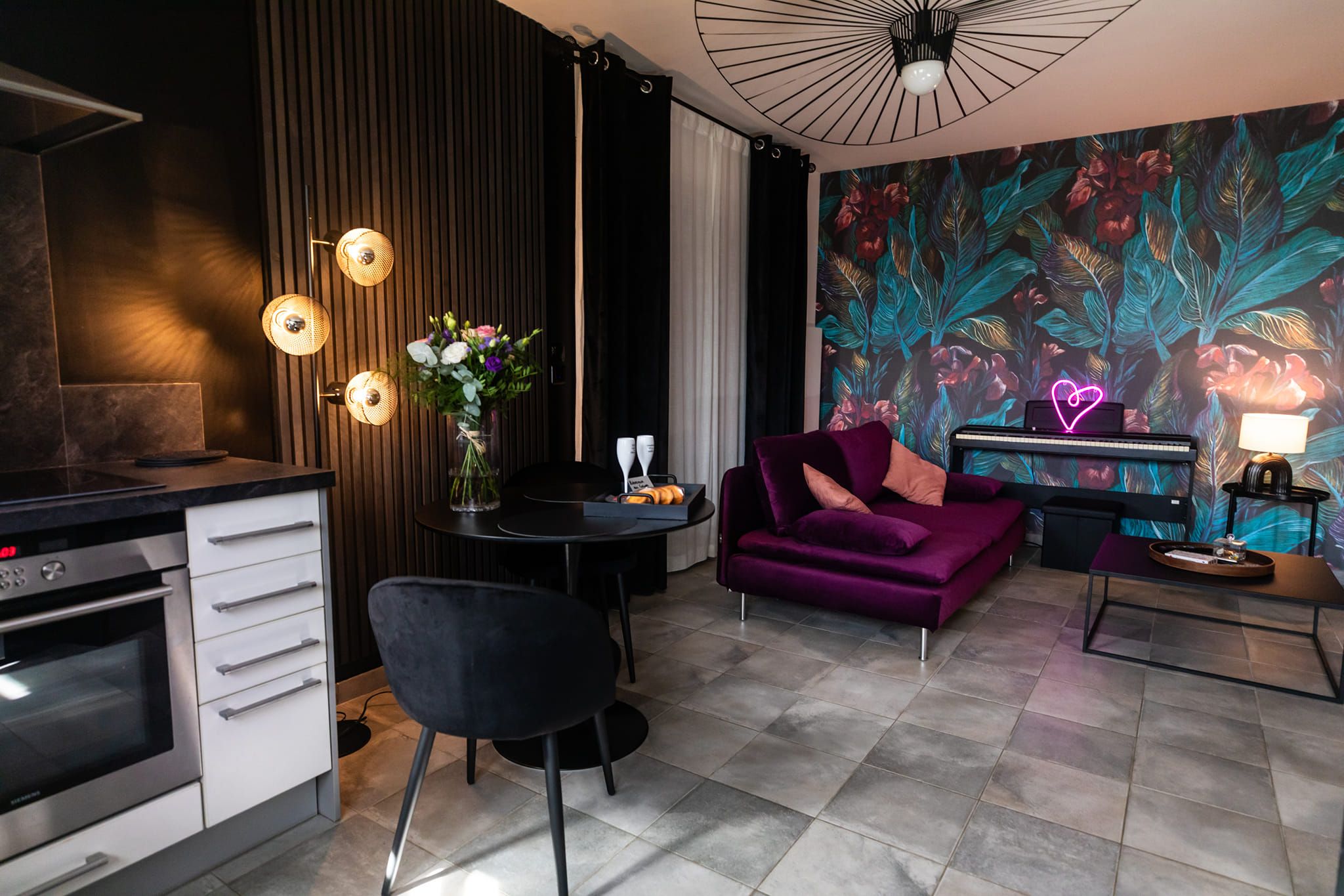 Salon & Cuisine - Suite Eden - Le Cocoon Secret 