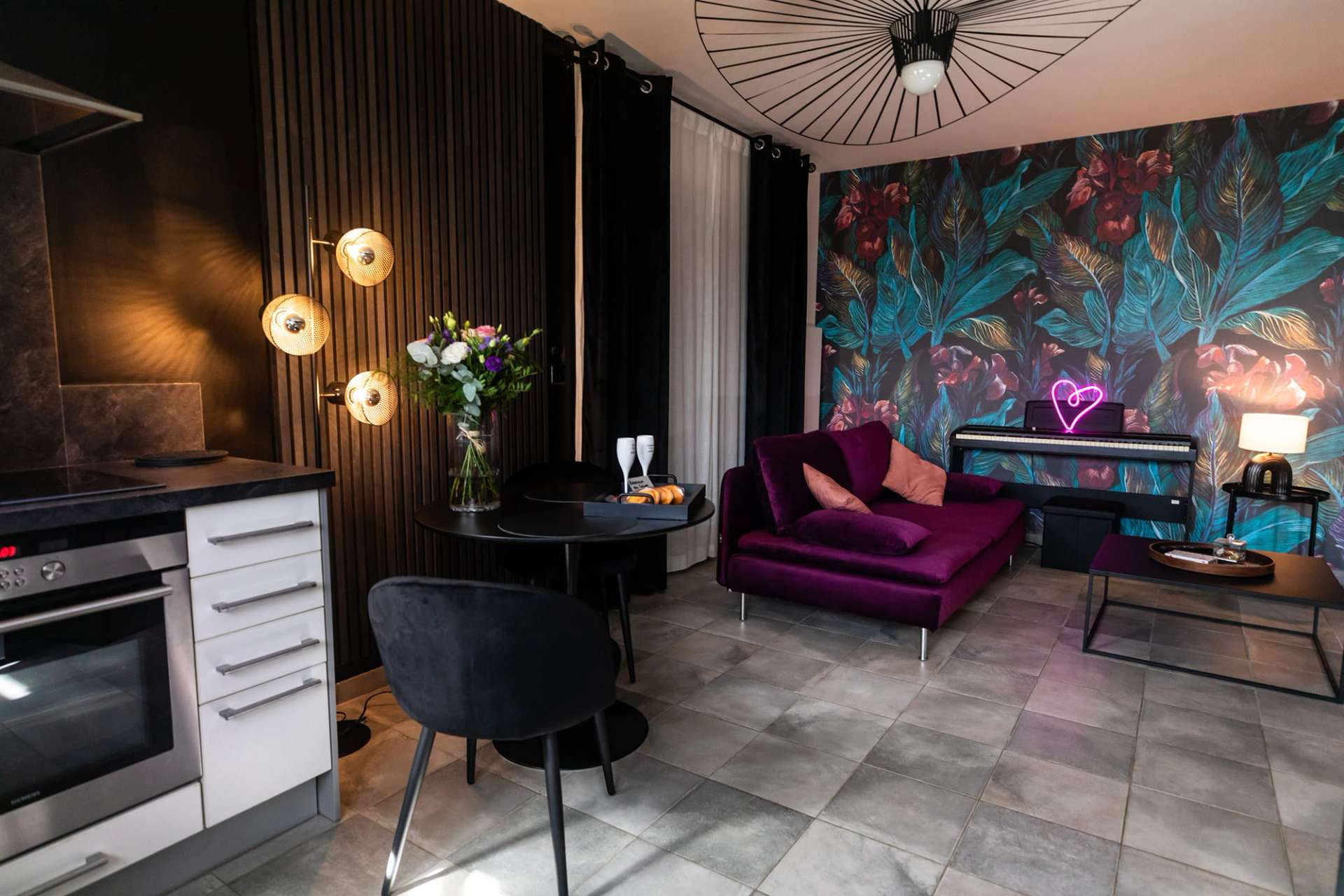 Salon & Cuisine - Suite Eden - Le Cocoon Secret