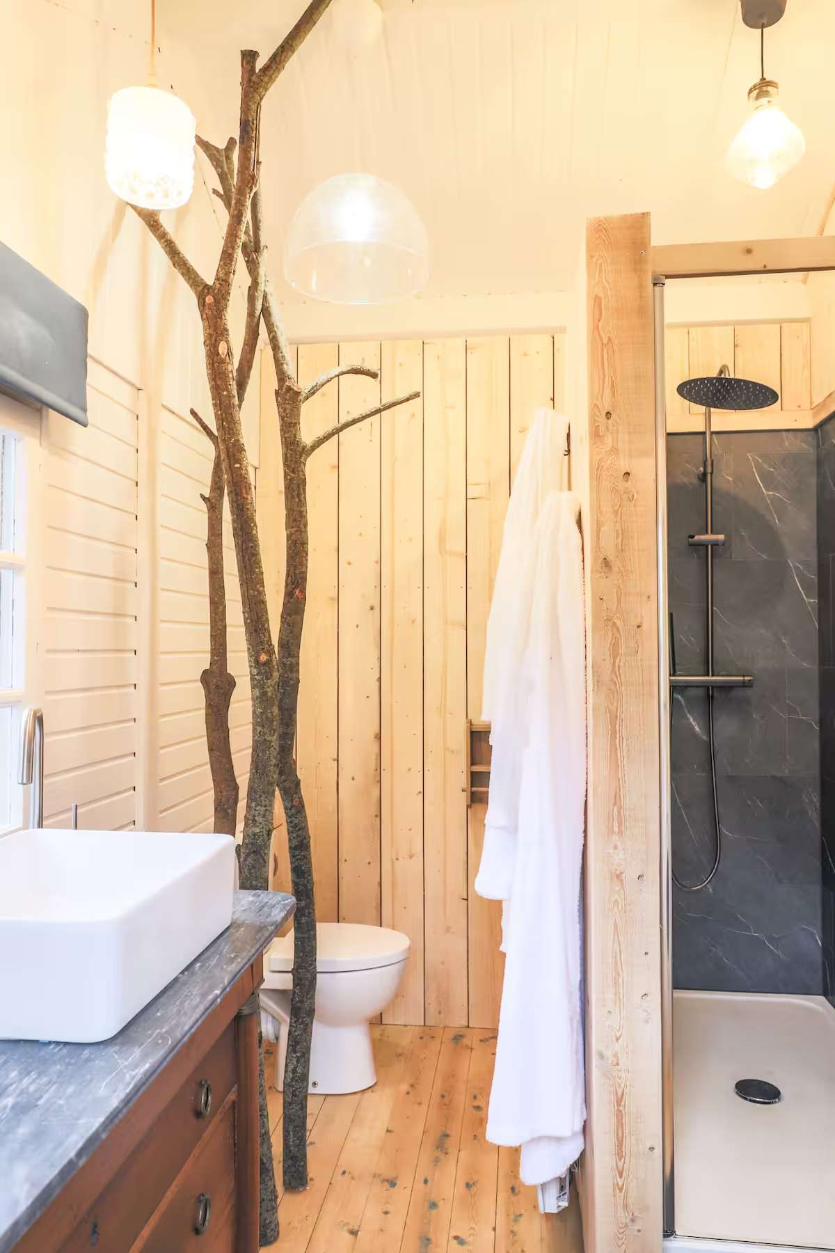 Salle d'eau - Châlet Nature & Spa - Votre Expérience Insolite