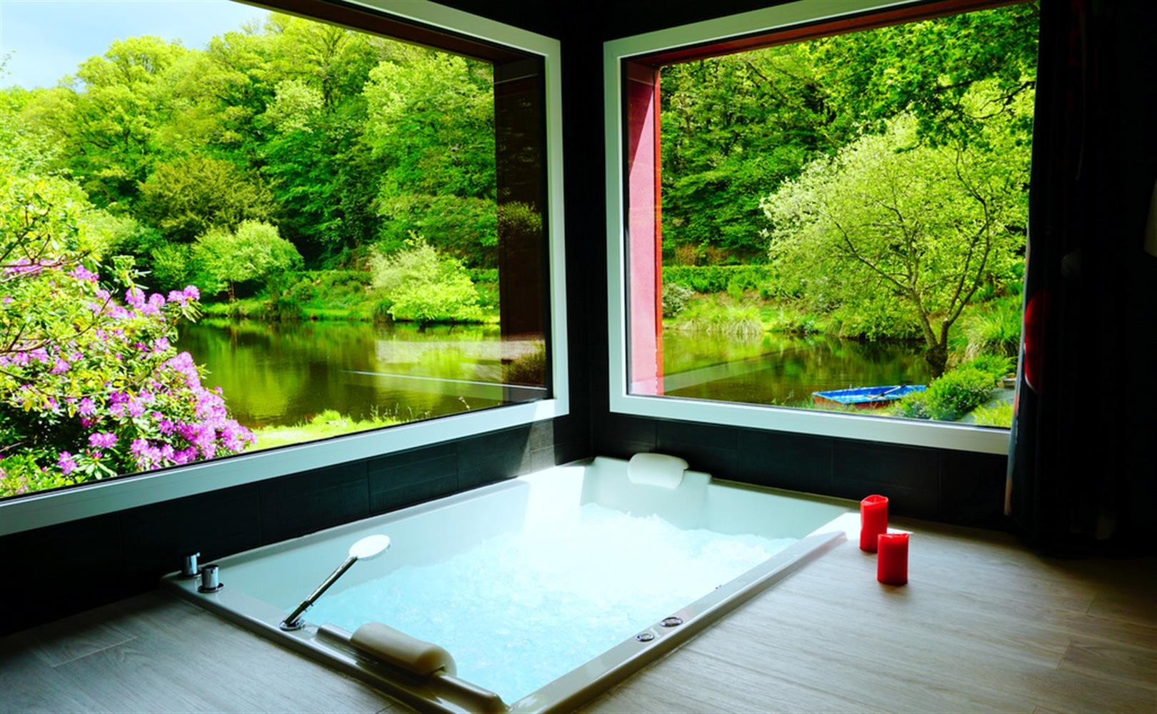 L'Extase - Gîte de Charme à Arzano avec jacuzzi privatif - Chambre romantique pour couple
