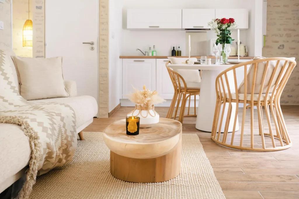 Salon & Cuisine - L'Élégante - L'Orée des Lys