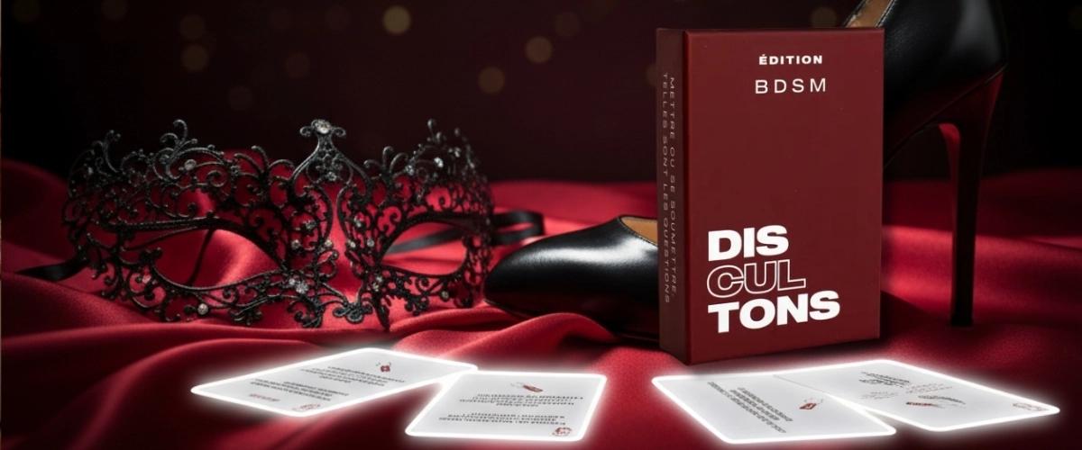 DisCulTons BDSM - Jeu cartes pour couple