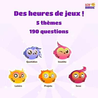 5 thèmes du jeu LovBirdz