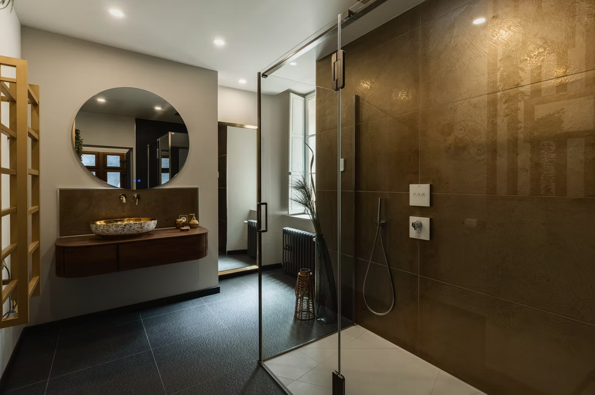 Douche à l'italienne XXL- Le Love Castel