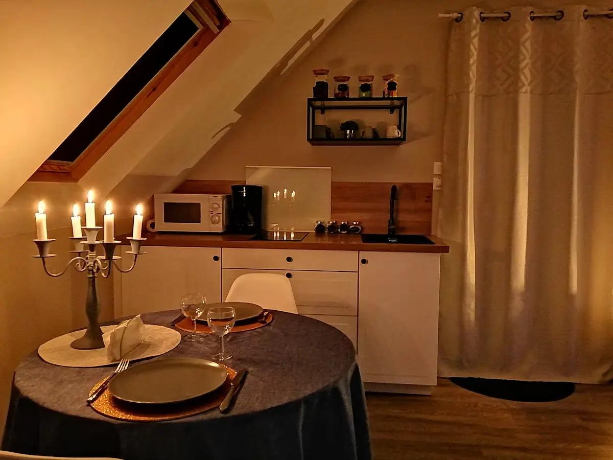 Coin re pas & Kitchenette - La Douce Escapade - Le Nid