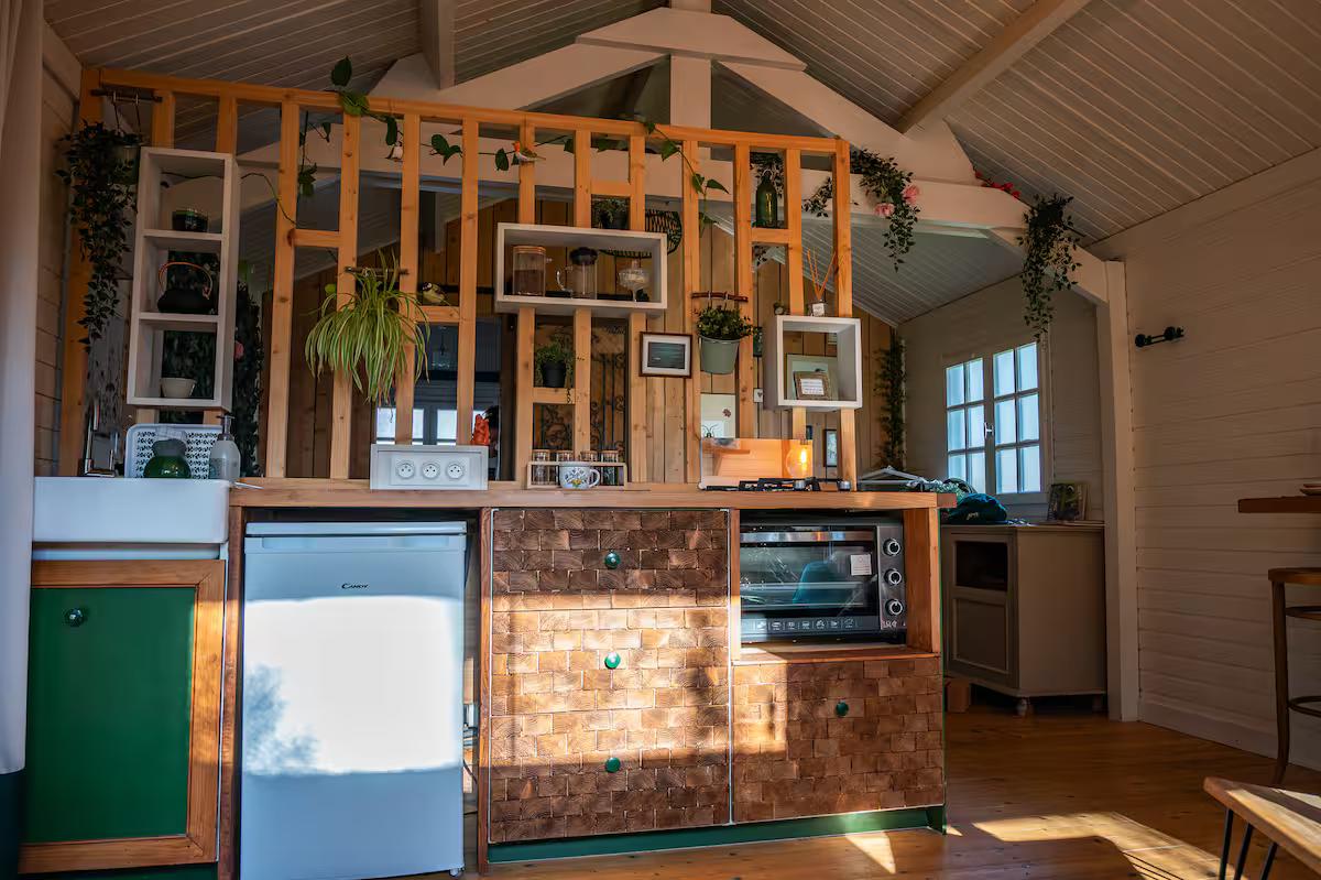 Kitchenette - Châlet Nature & Spa - Votre Expérience Insolite