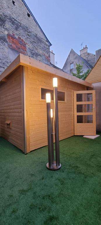 Sauna extérieur - Le Jardin - La Bayeuzen