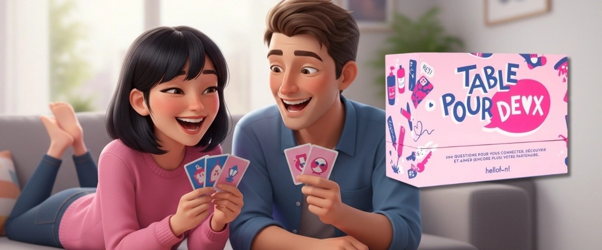 Table pour Deux - Jeu cartes pour couple