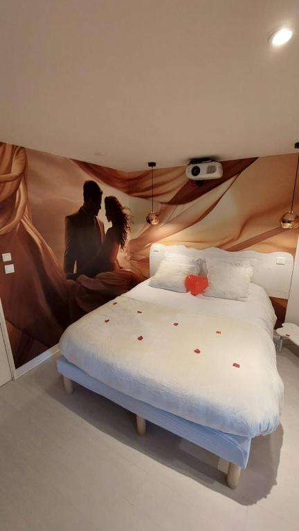 Lit - Love Room White - Les Délices Rooms