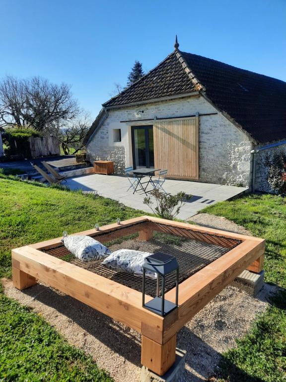 Filet de détente extérieur & Terrasse - Les Hauts de Bagadou - La Suite