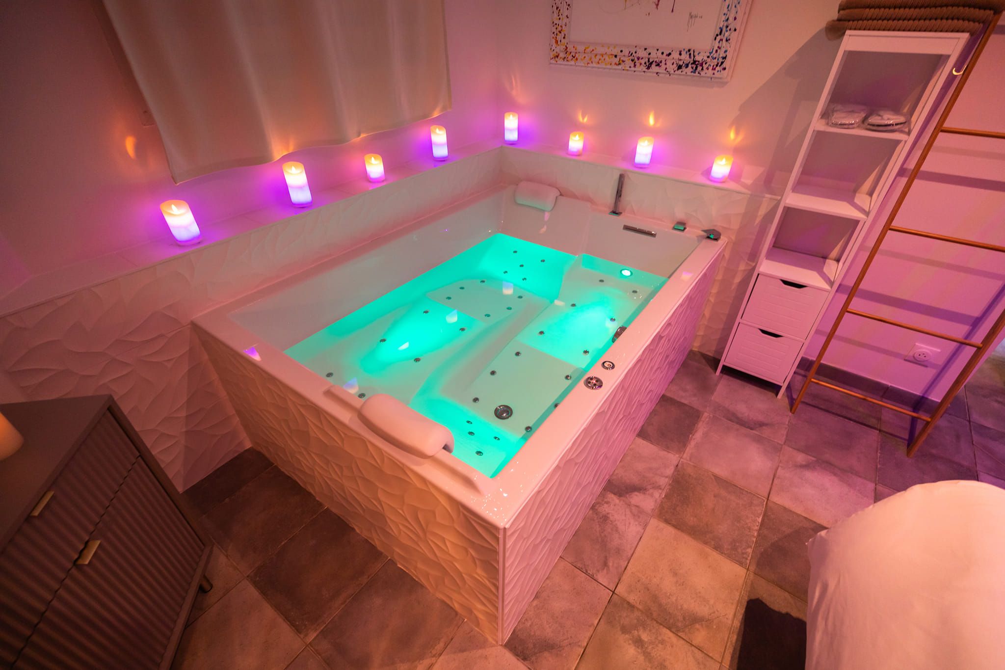 Baignoire Balnéo - Suite Eden - Le Cocoon Secret 