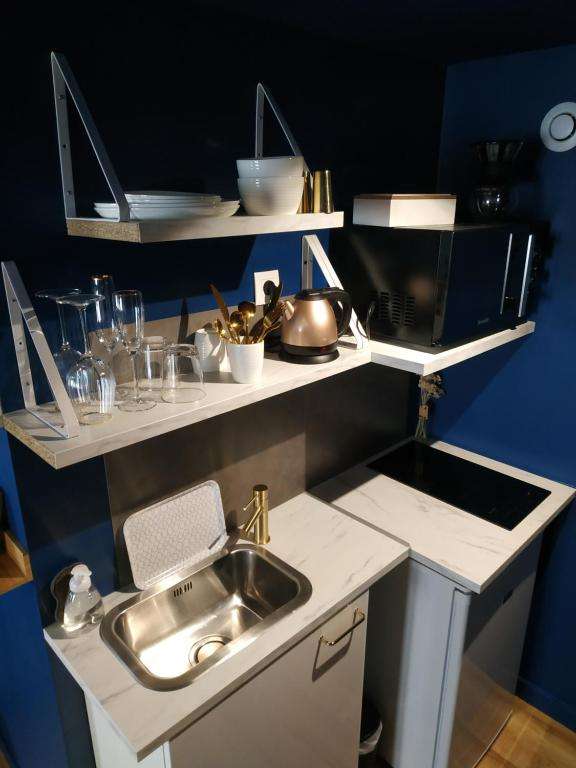 Kitchenette - Studio 50 Nuances - Votre Expérience Insolite