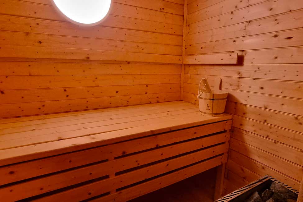 Sauna - Suite Bali - Les Petits Plaisirs Angers