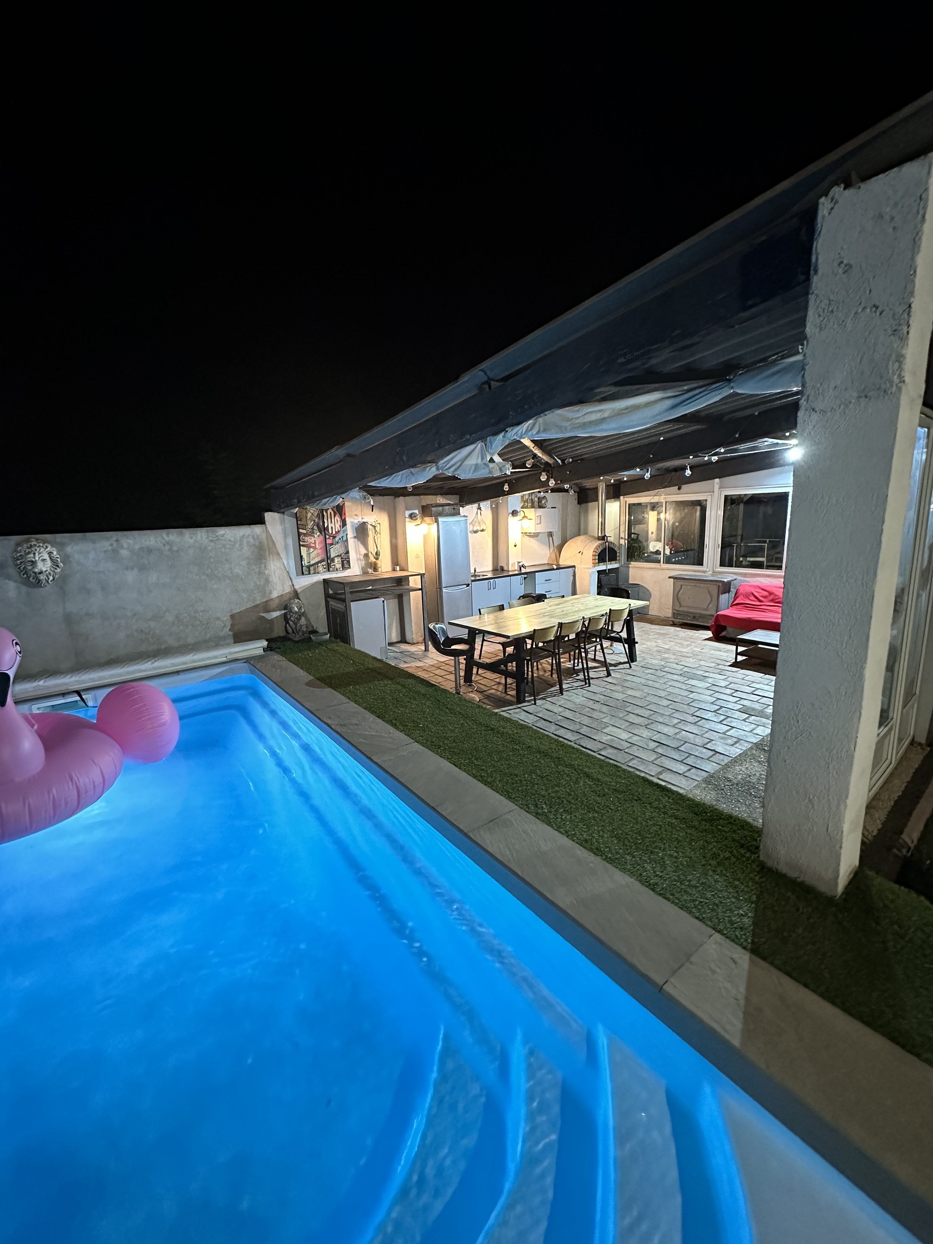 Piscine & Terrasse - Love Room Amazone - L'Everest Rooms
