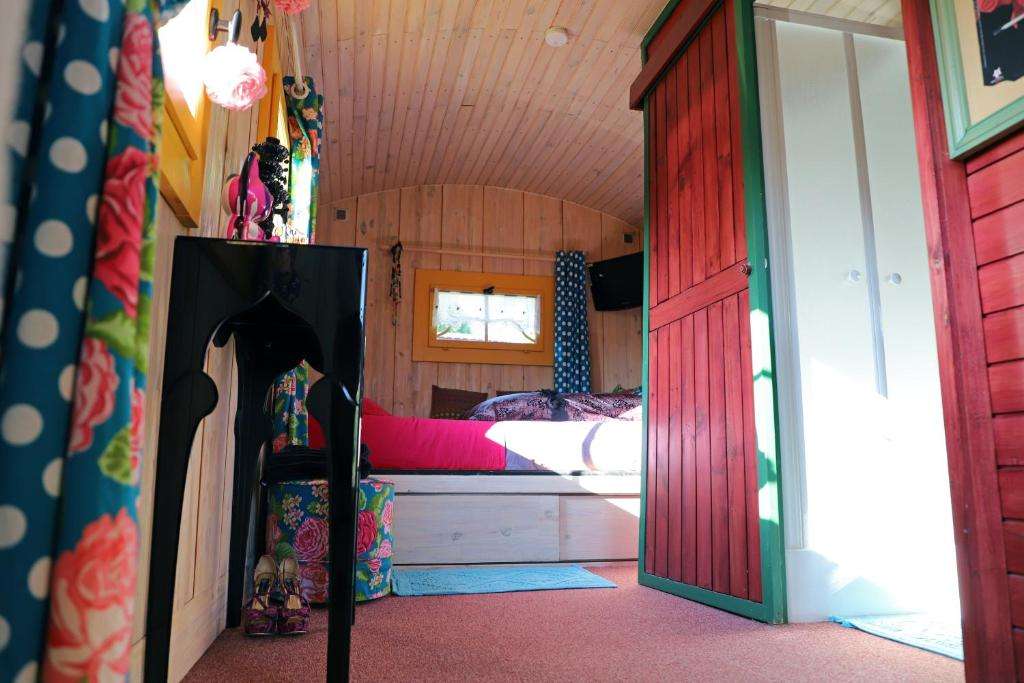 Intérieur de la Roulotte - Roulotte la Dominique