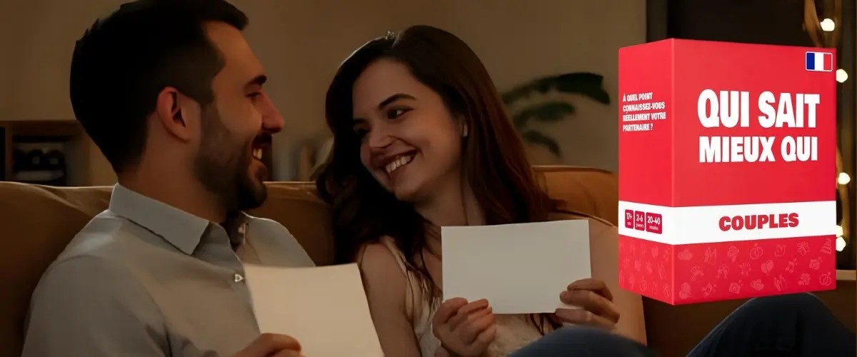 Qui Sait Mieux Qui - Couples - Jeu cartes pour couple