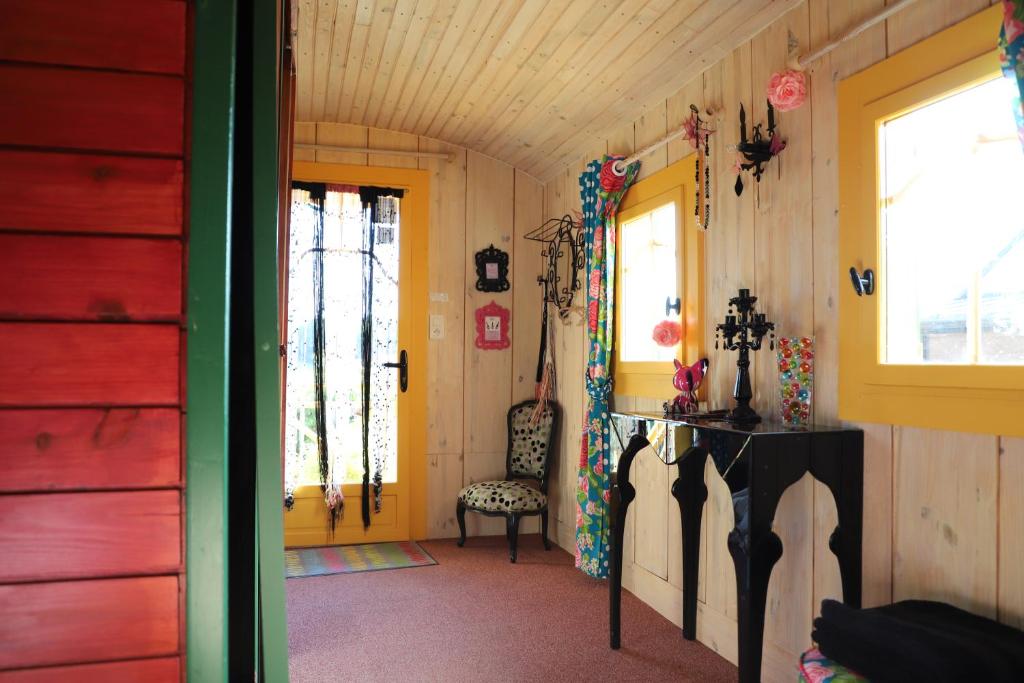 Intérieur de la Roulotte - Roulotte la Dominique