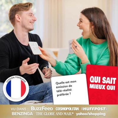 un couple joue au jeu Qui sait mieux qui - Exemple de question