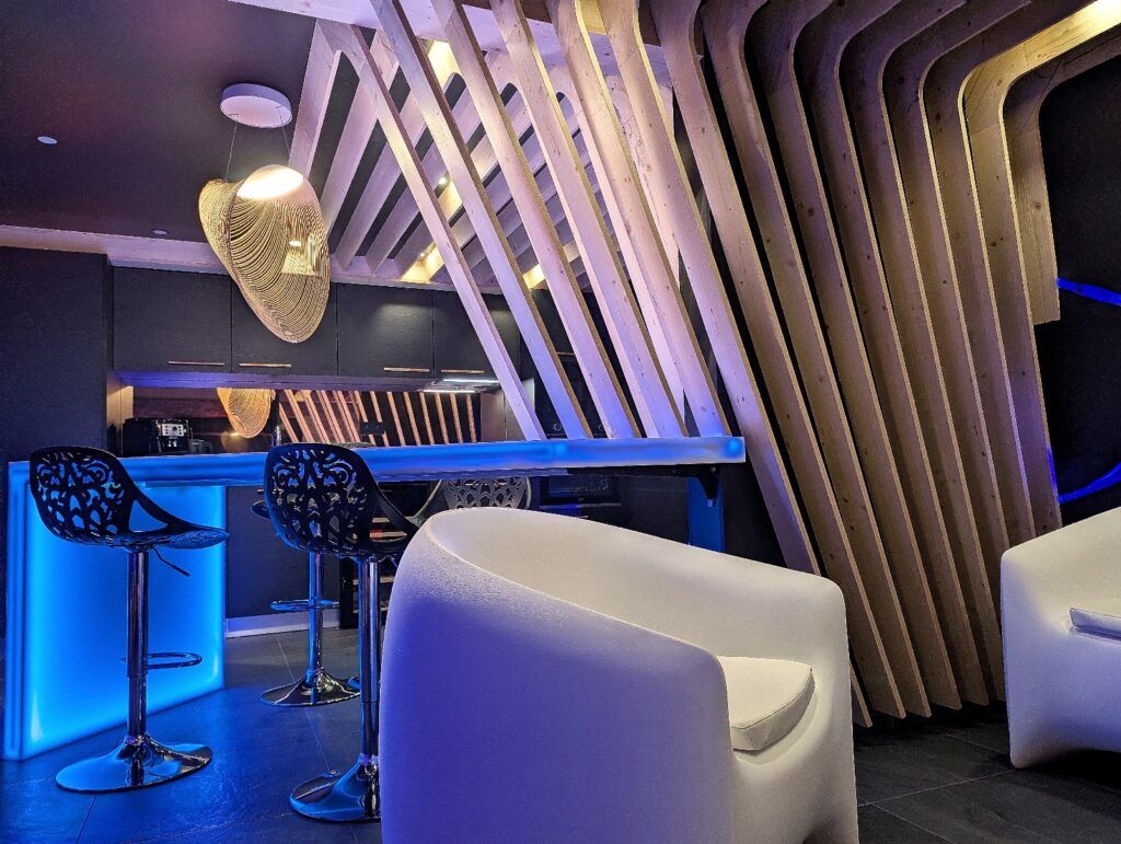 Salon & Cuisine - Espace confort - Le Loft - Les Secrets du Castel