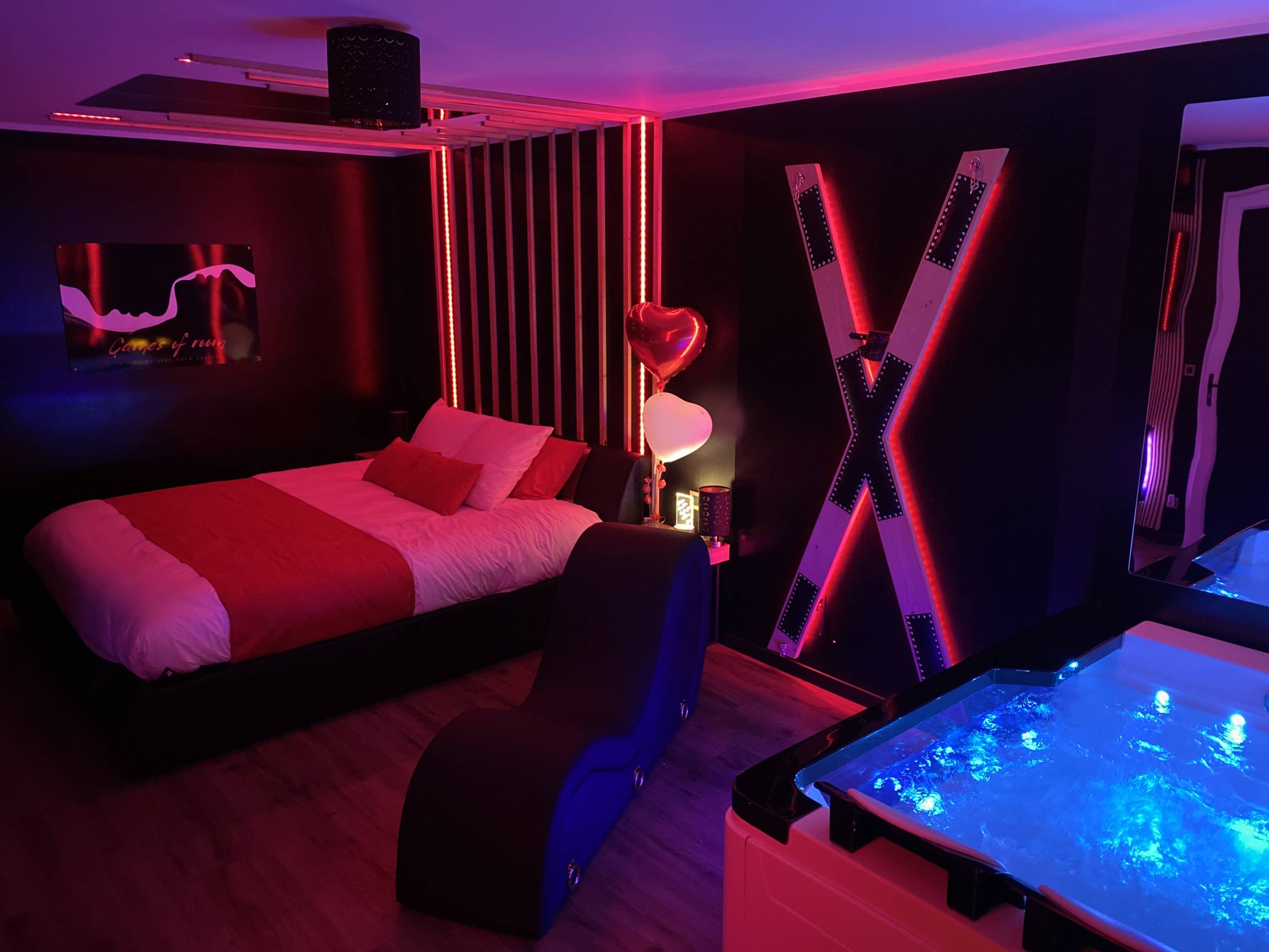 Games of Room à Mérignac - Chambre romantique pour couple