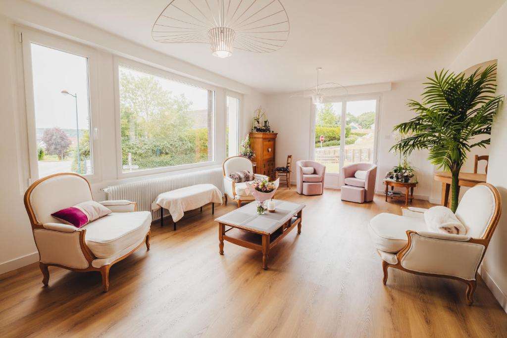 Salon commun - Suite Balnéo - Au coin de Paradis