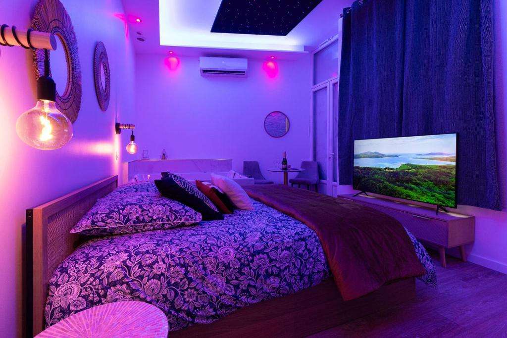 Espace Chambre - Appartement Harmonie Spa - Spa Privatif Dijon