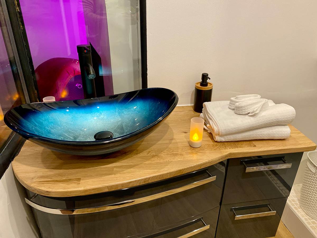 Salle de Bain - Suite Spicy Kiss  - Résidence du Pélican