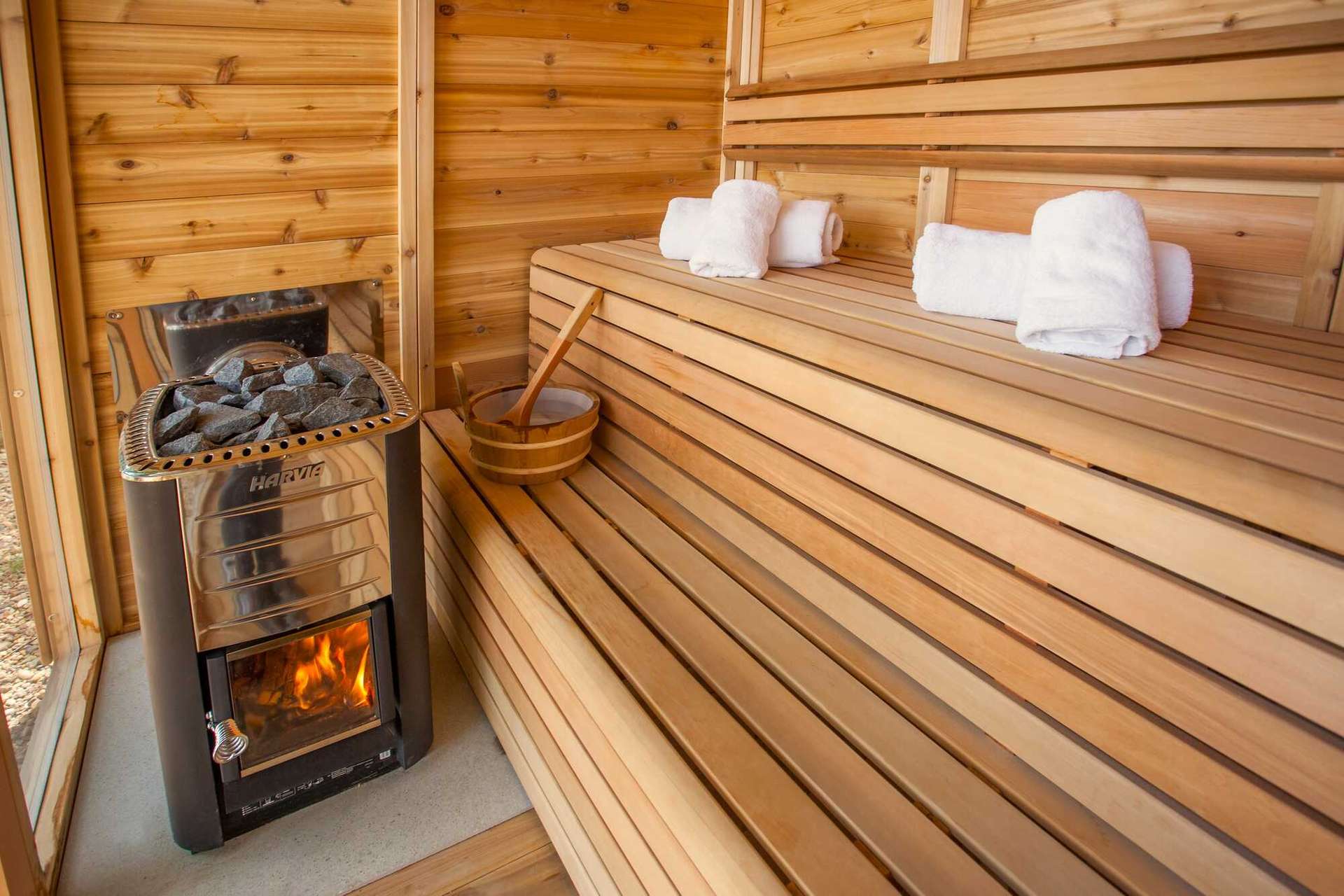 Sauna traditionnel - Gîte la Parenthèse - Domaine des Caillots