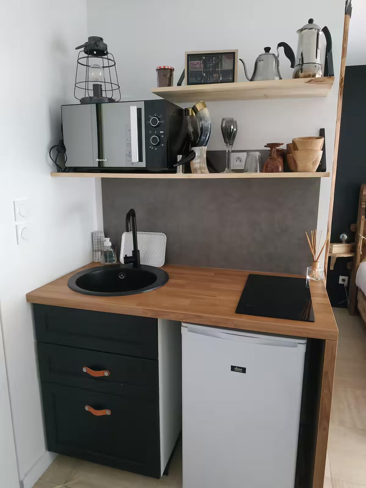 Kitchenette - Studio Viking - Votre Expérience Insolite