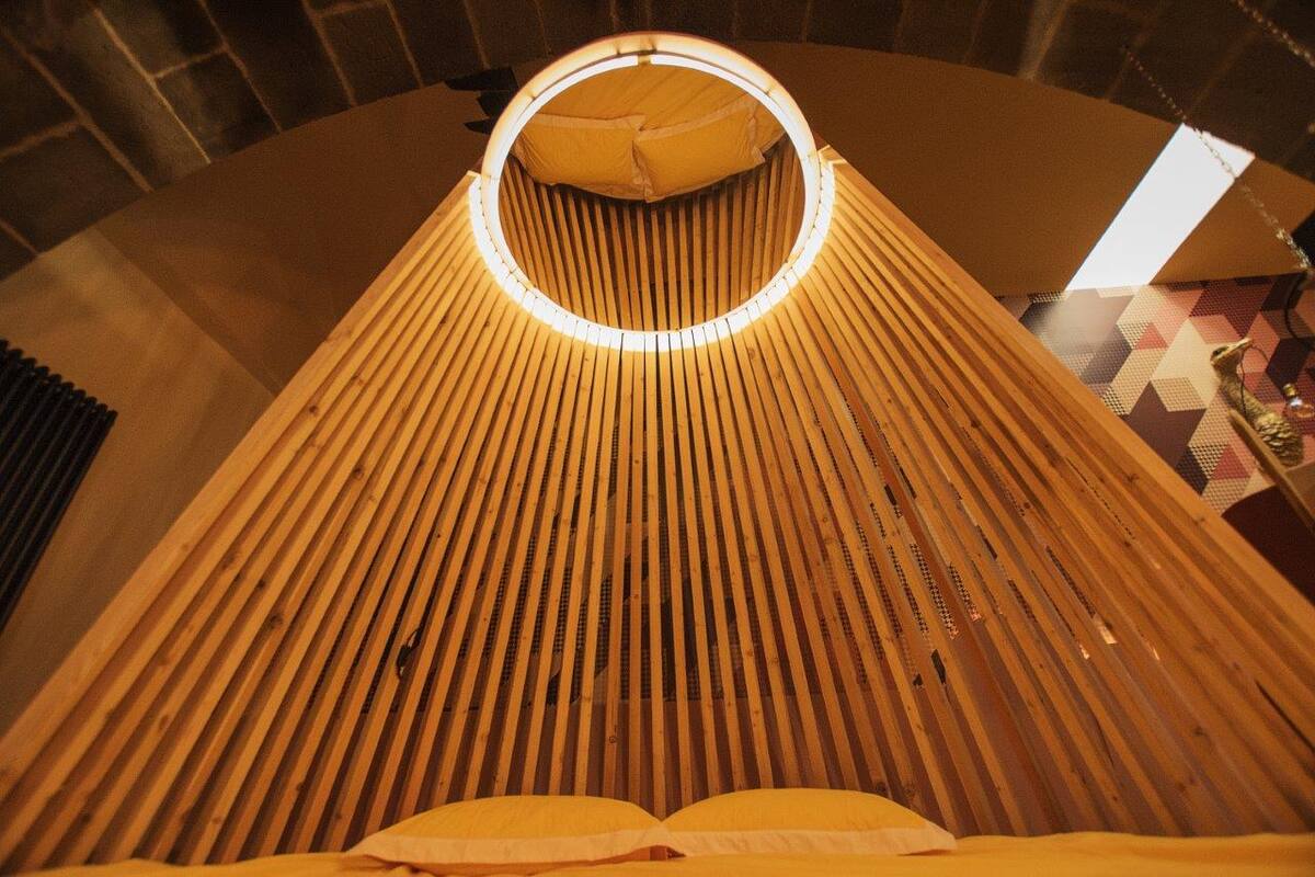 Miroir au dessus du lit - L'Instant Bohème