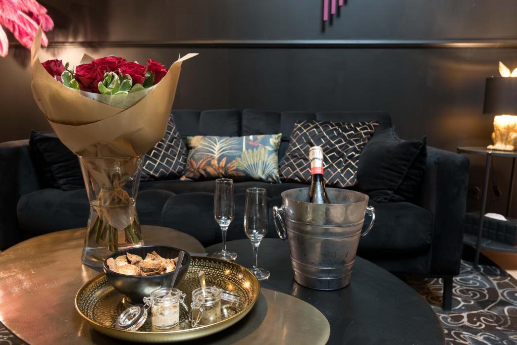 Fleurs & Champagne - Pièce de vie - L'Inattendu