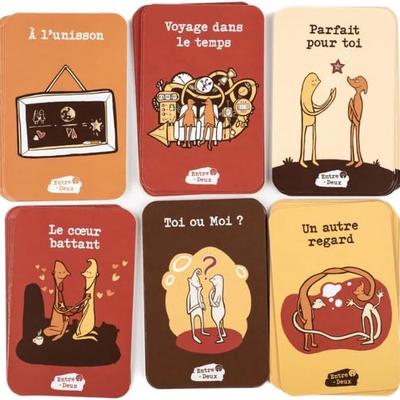 Types de cartes du Jeu Entre-Deux Cœur - Jeux pour couple 