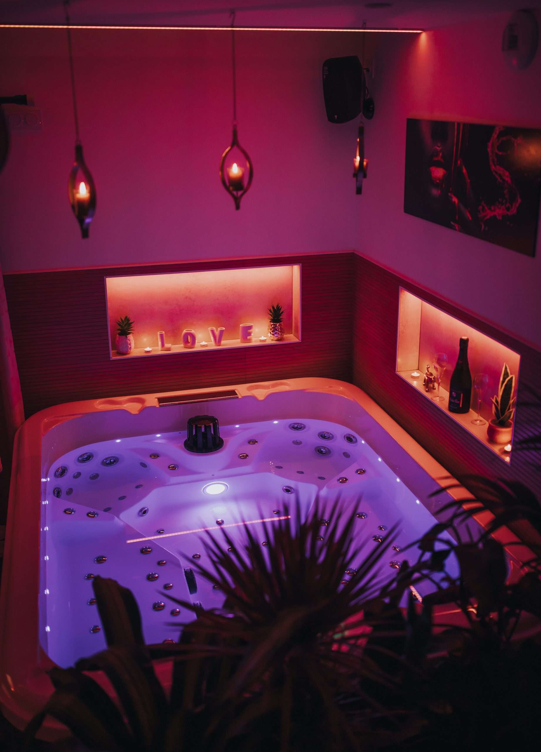 Spa vu de dessus - Gîte de Charme - Le Desirella