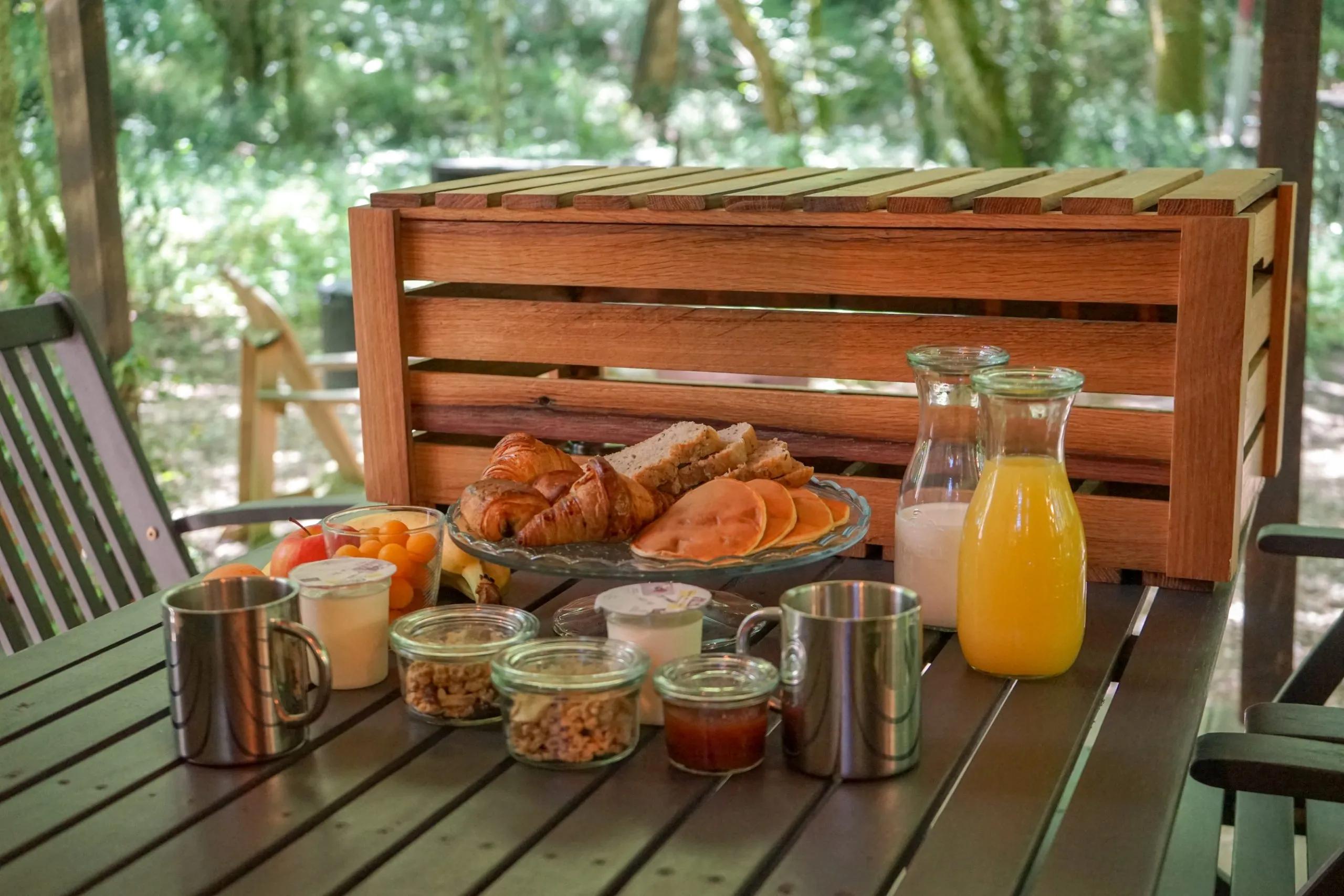 Petit Déjeuner - Tiny House Lumen