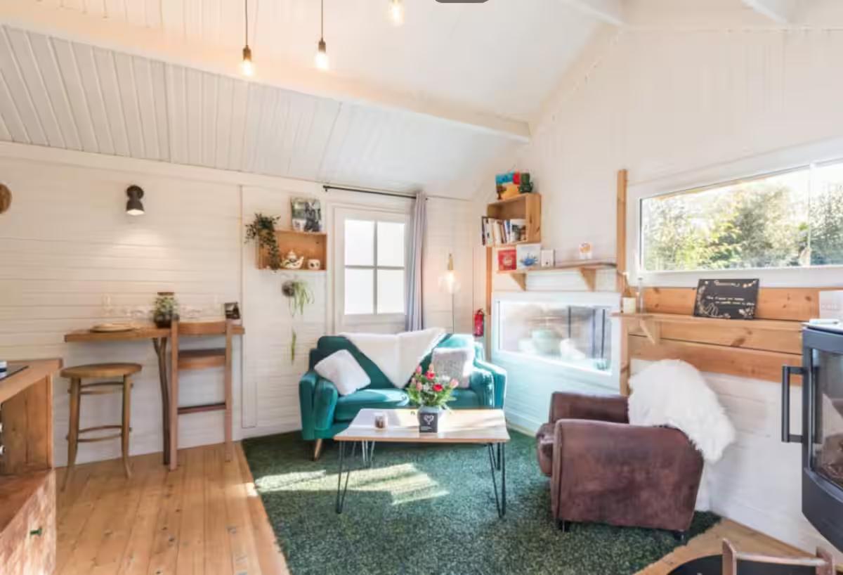 Salon & Coin repas - Châlet Nature & Spa - Votre Expérience Insolite