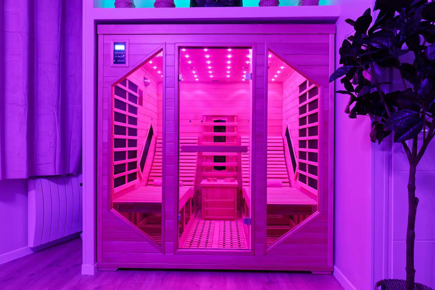 Sauna - Suite Nuit d'Amour - Romance SPA Le Havre