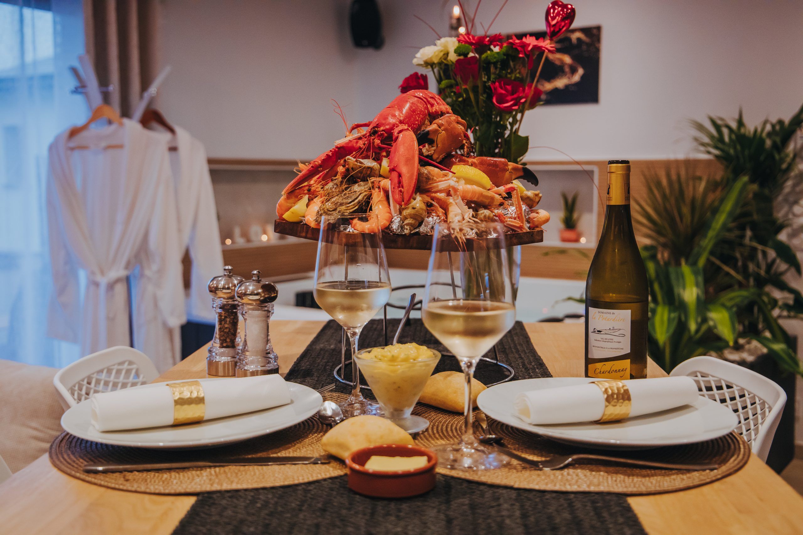 Repas - Gîte de Charme - Le Desirella