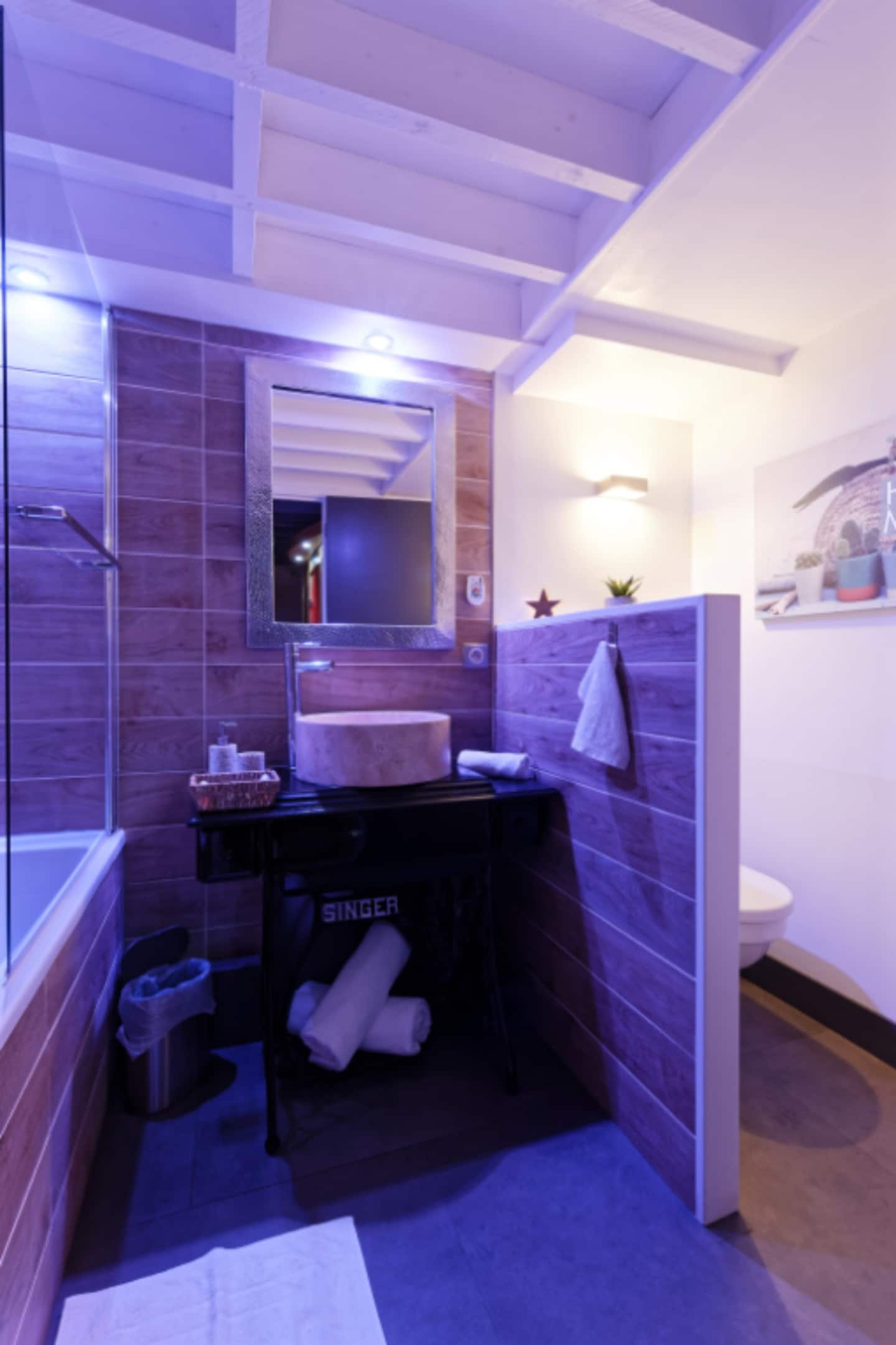 Salle de Bain - Suite Romance - Romance SPA Le Havre